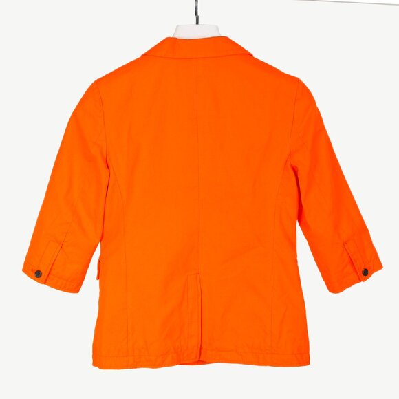 Marni SS/12 Orange Cotton Double-Breasted Blazer - Picture 2 of 10